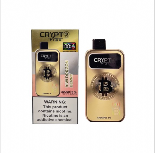 Pod Descartvel Bitcoin Crypto Vibe 20.000 puffs